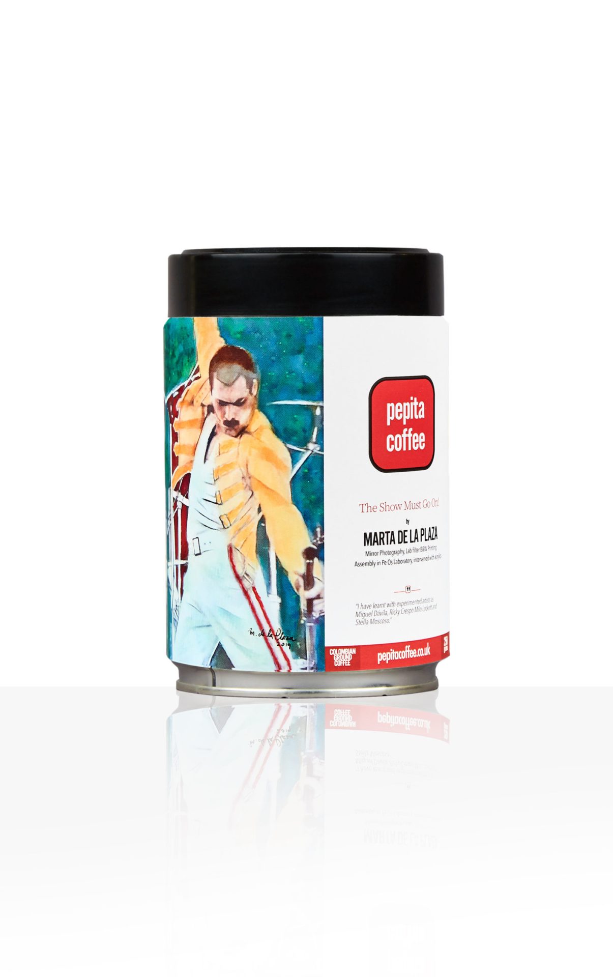 Pepita Coffee - The Show Must Go On - Freddie Mercury by Marta de la Plaza
