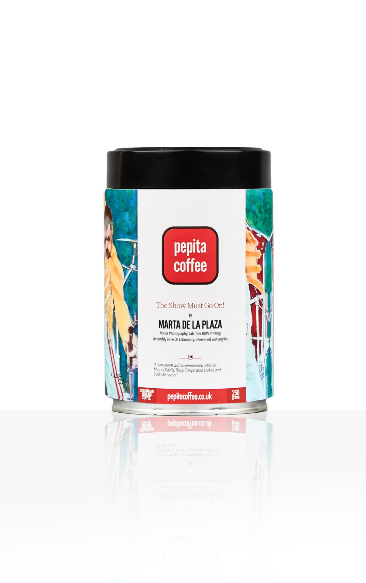 Pepita Coffee - The Show Must Go On - Freddie Mercury by Marta de la Plaza