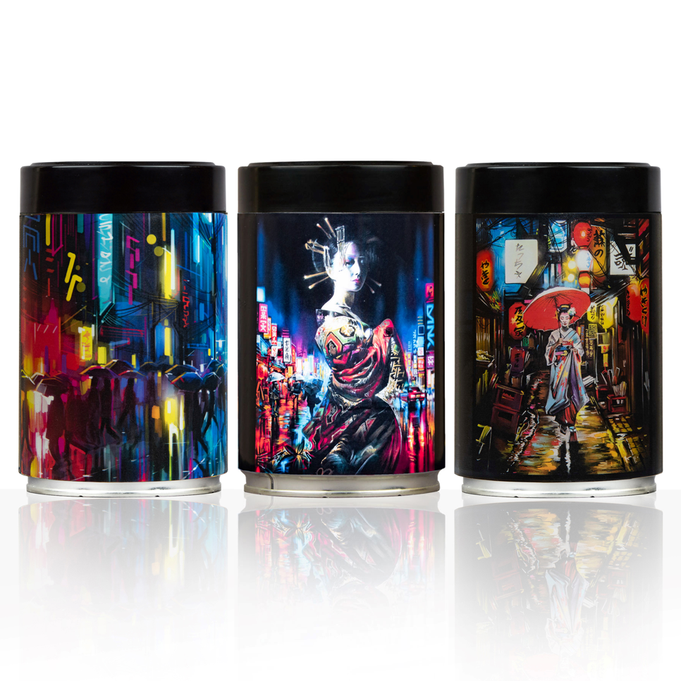 Dan Kitchener Complete Set - 3 Collectable Coffee Tins | 750g Luxury Blend Coffee | Free UK Delivery
