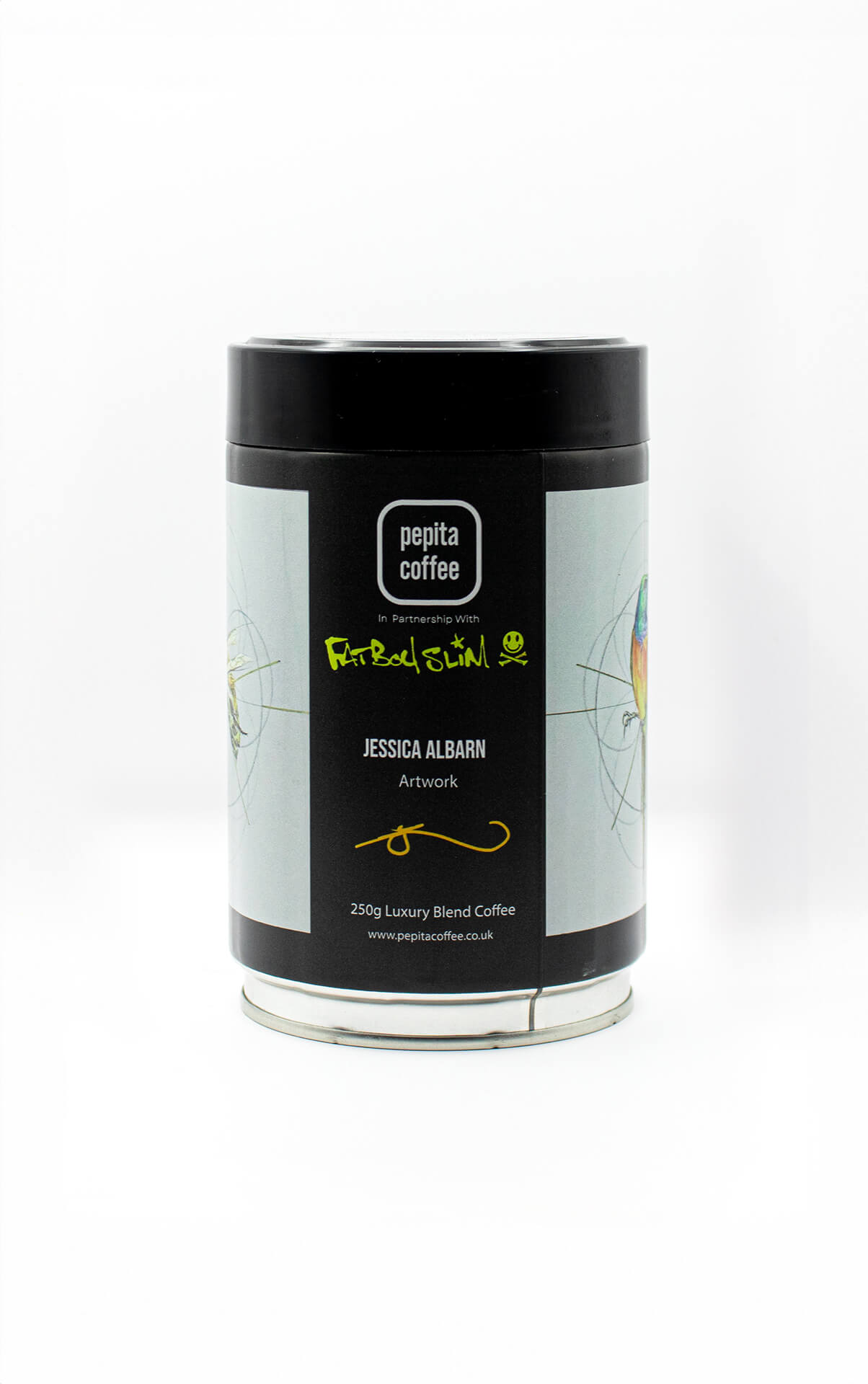Jessica Albarn - Collectable Art Tin | 250g Luxury Blend Coffee | Free UK Delivery - Image 4