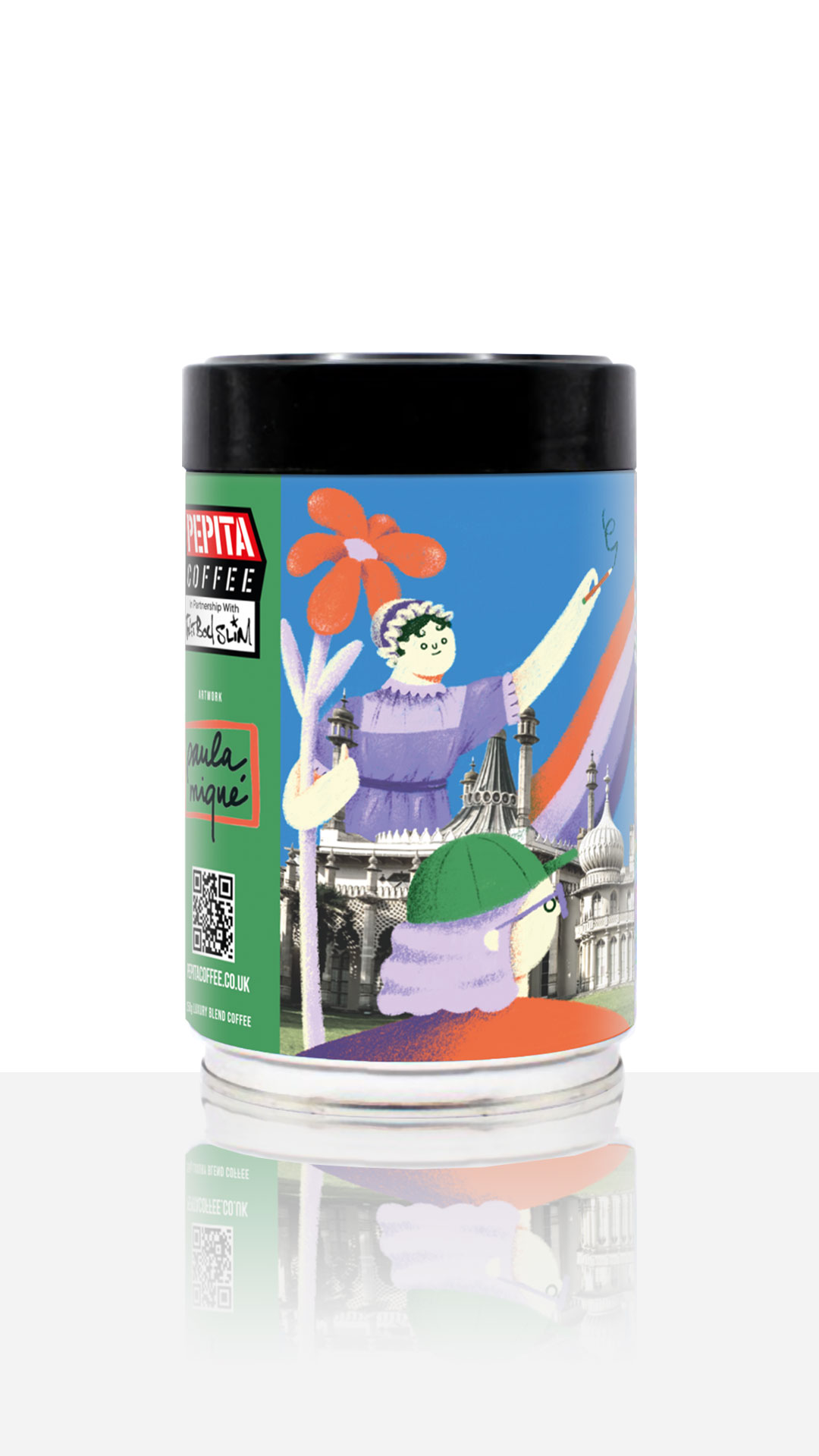 Paula ( CosmicPe ) Collectable Art Coffee Tin - 250g Luxury Blend Coffee | Free UK Delivery - Image 2