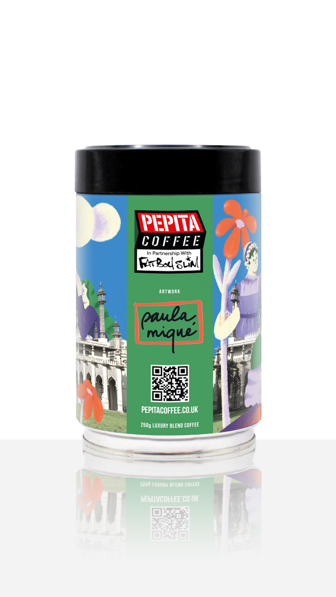 Paula ( CosmicPe ) Collectable Art Coffee Tin - 250g Luxury Blend Coffee | Free UK Delivery - Image 3